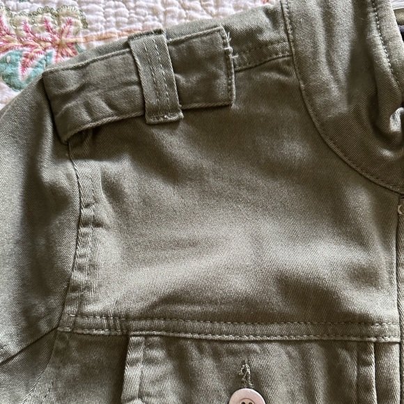 Baccini Military Style women’s Jacket in green Olive. Size Medium. NWOT - Picture 9 of 12